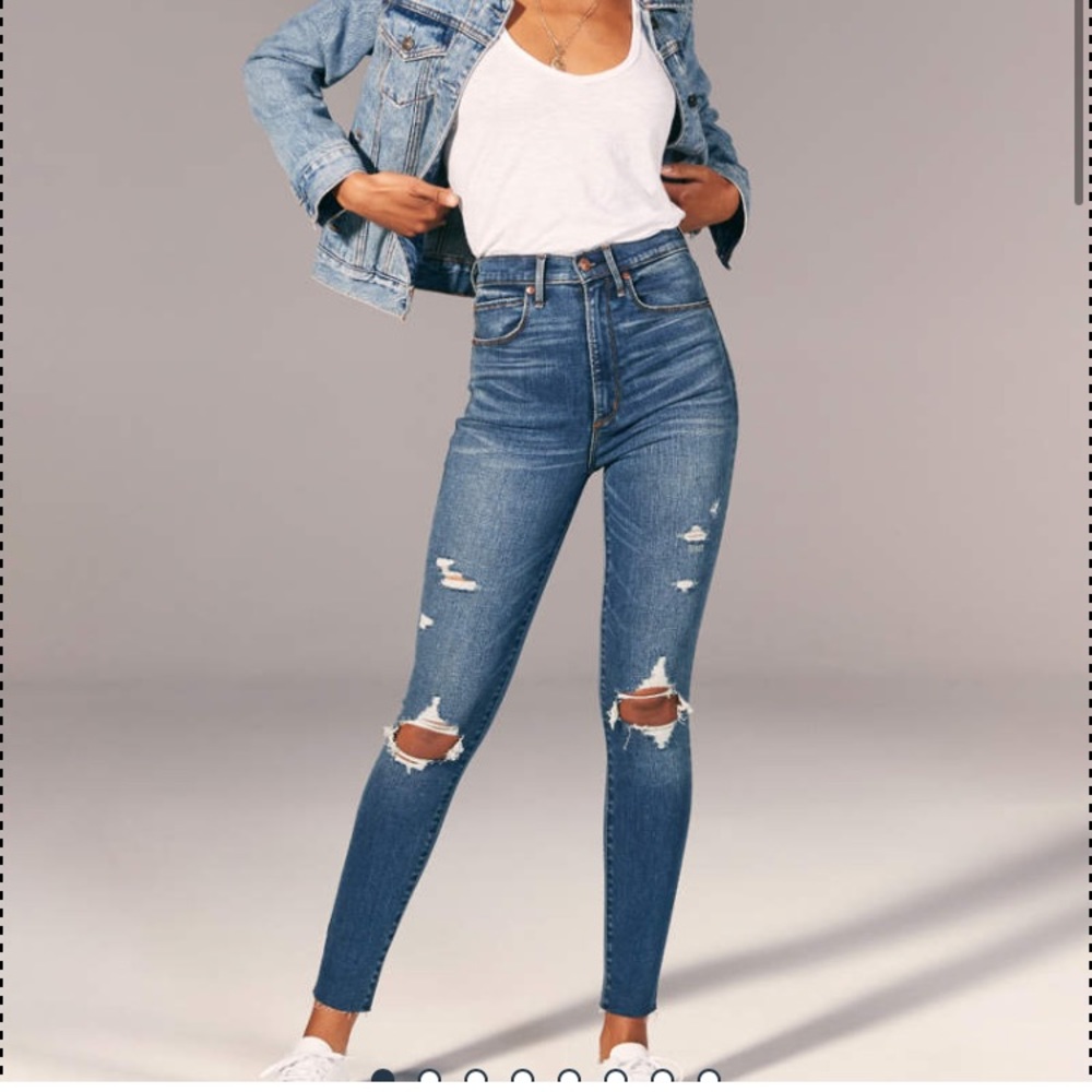 Abercrombie Ultra High Rise Super Skinny Jeans